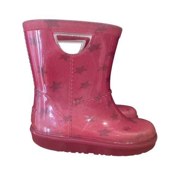 UGG Rain Boots Sz 7 UGG Star Rain Boots Little Girl Rain Boots - Picture 1 of 16